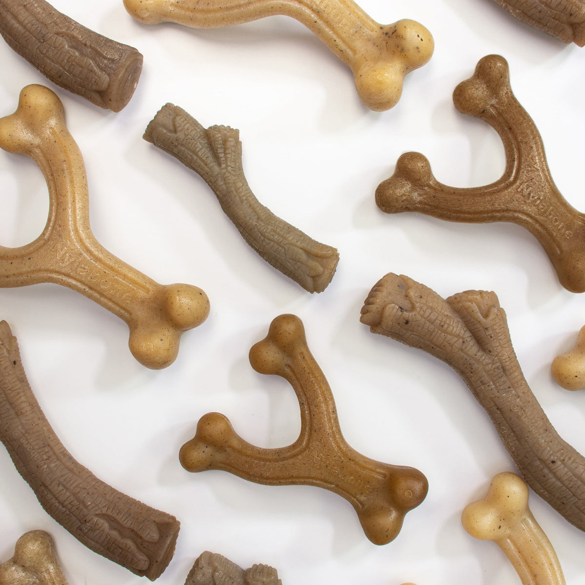 Nylabone Strong Chew Gourmet Style Wishbone Dog Toy, Dog Chew Toy, Chicken Flavor, Small, 1 Count