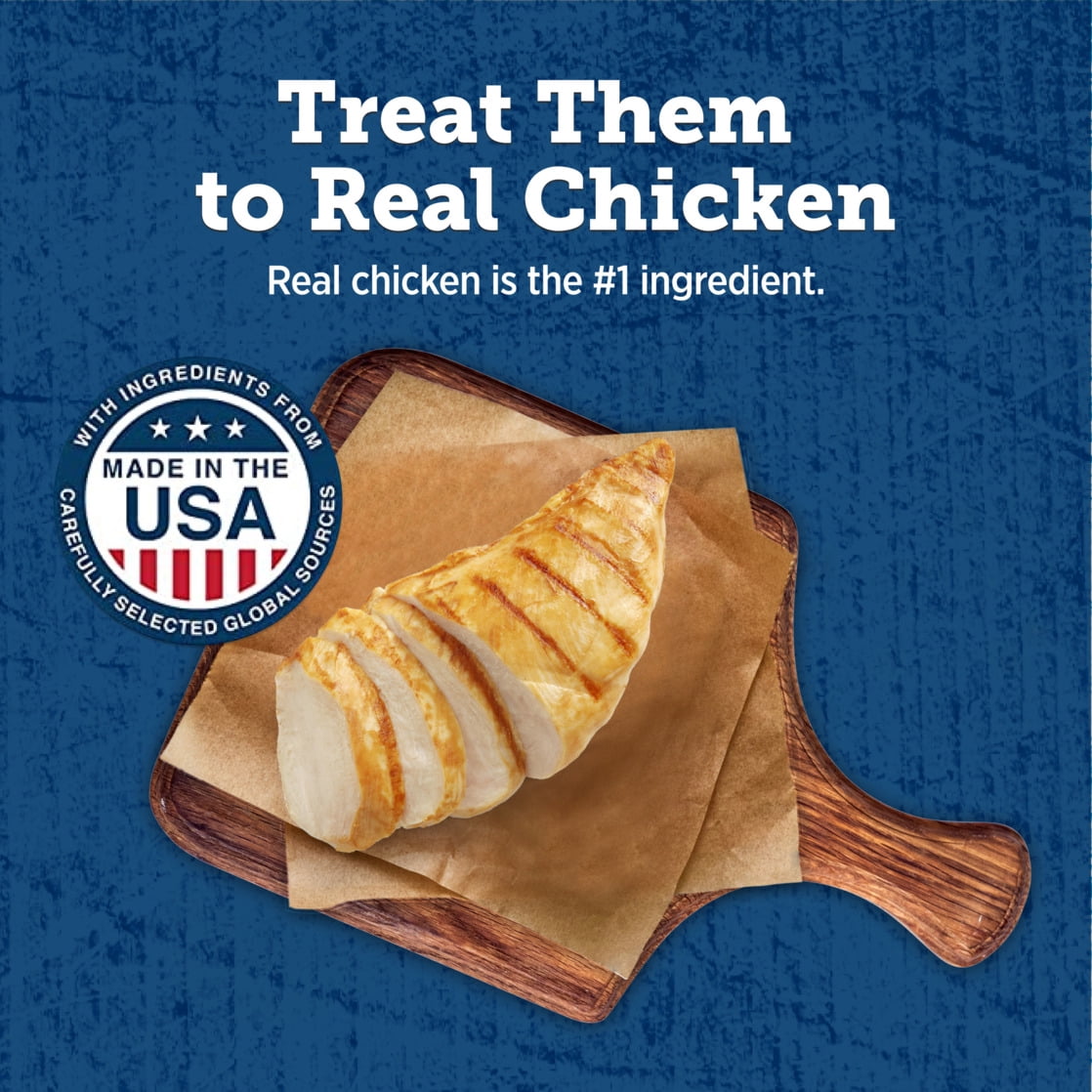 Blue Buffalo True Chews Dog Treats, Chicken Bacon Recipe, 22-oz Bag