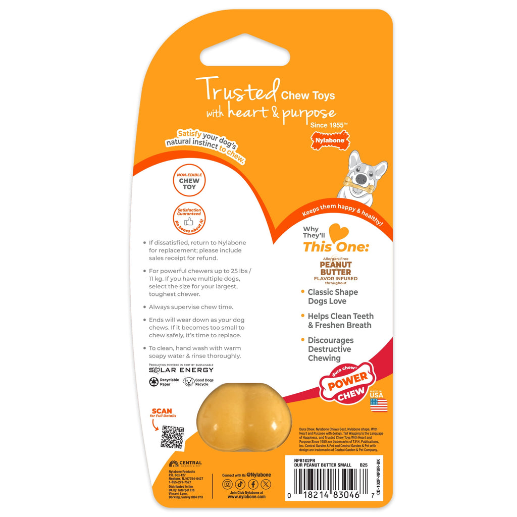 Nylabone Power Chew Original Bone Dog Toy, Dog Chew Toy, Original Flavor, Large, 1 Count