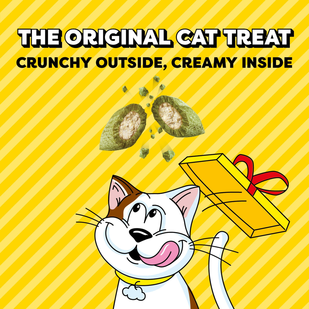Temptations Mixups Catmas Casserole Catnip Fever Flavor Crunchy and Soft Treats for Cats, 16 oz Tub