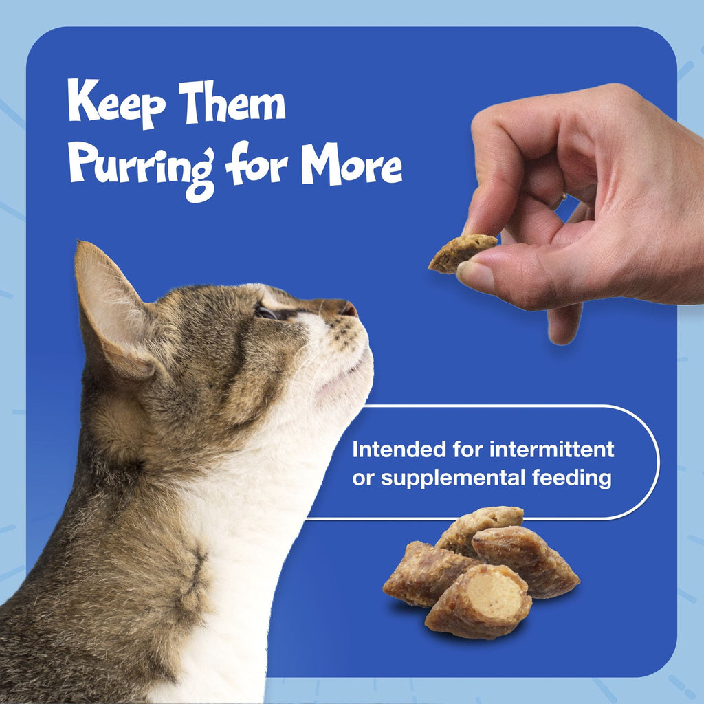 Blue Buffalo Bursts Crunchy & Creamy Cat Dry Treats, Great for Training, Liver & Beef, 5-oz. Bag
