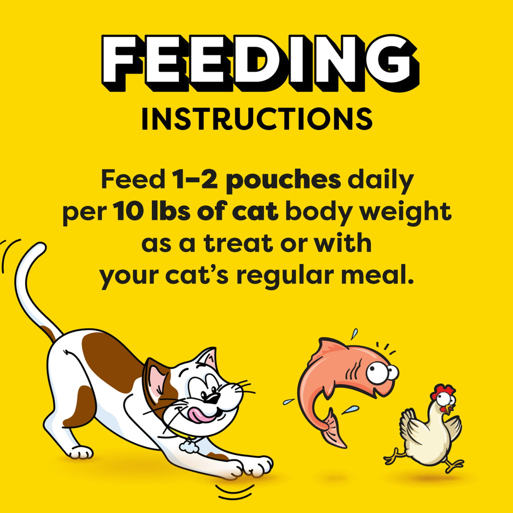 Temptations Creamy Puree Salmon and Chicken Flavor Crunchy Treats for Cats, 6.7 oz Pouches (16 Pack)