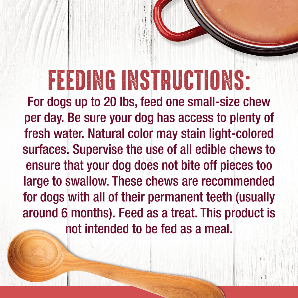 Nylabone Broth Bones Natural Dog Treats for Dogs, Bone Broth Dog Bones, Ham Flavor, For Large Dogs (1 Count)