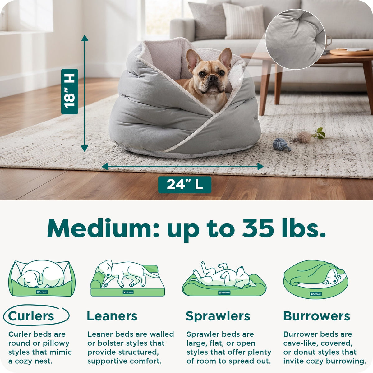 FurHaven Pet Dog Bed