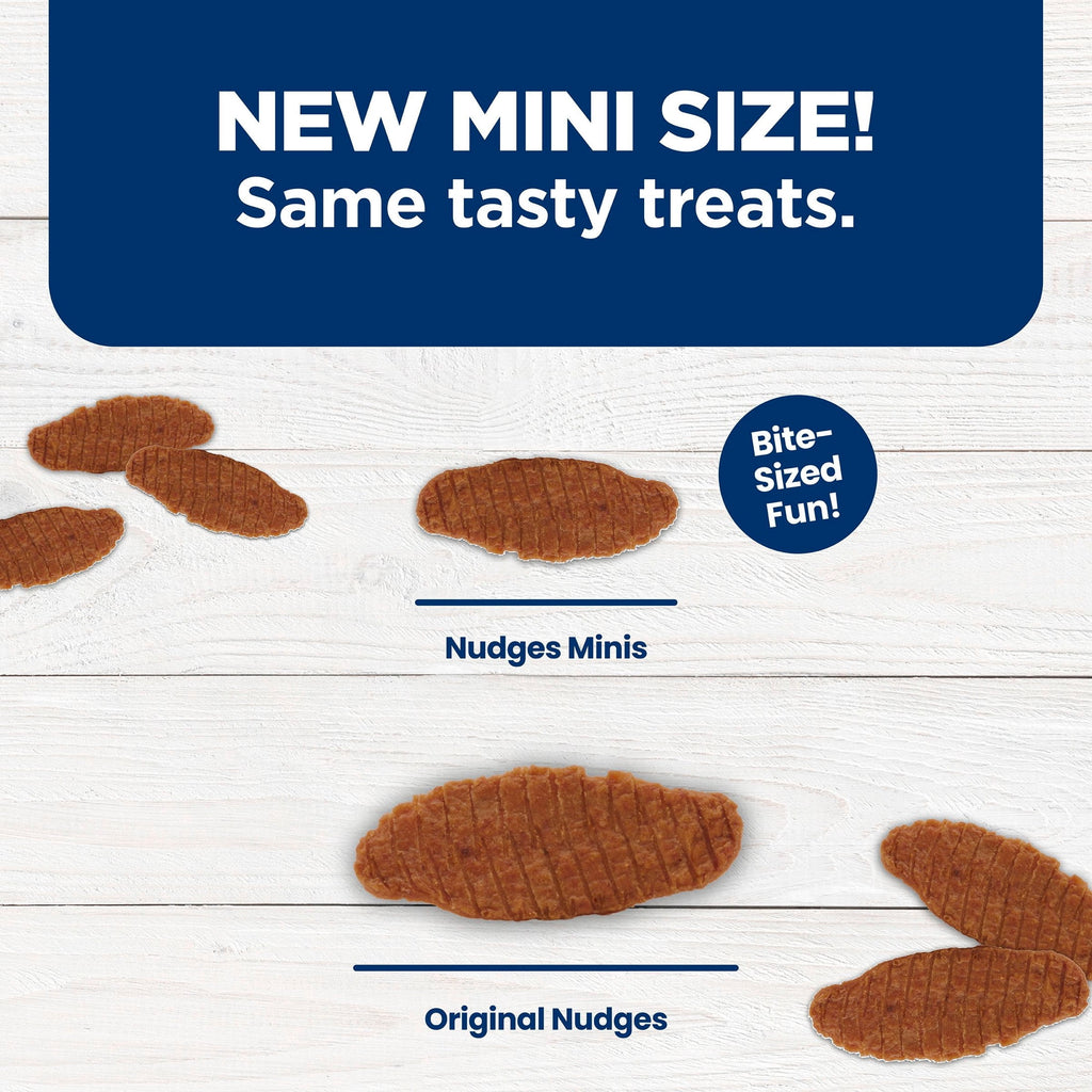 Blue Buffalo Nudges Minis Jerky Cuts Made with Real Chicken Natural Dog Treats, 10oz Bag