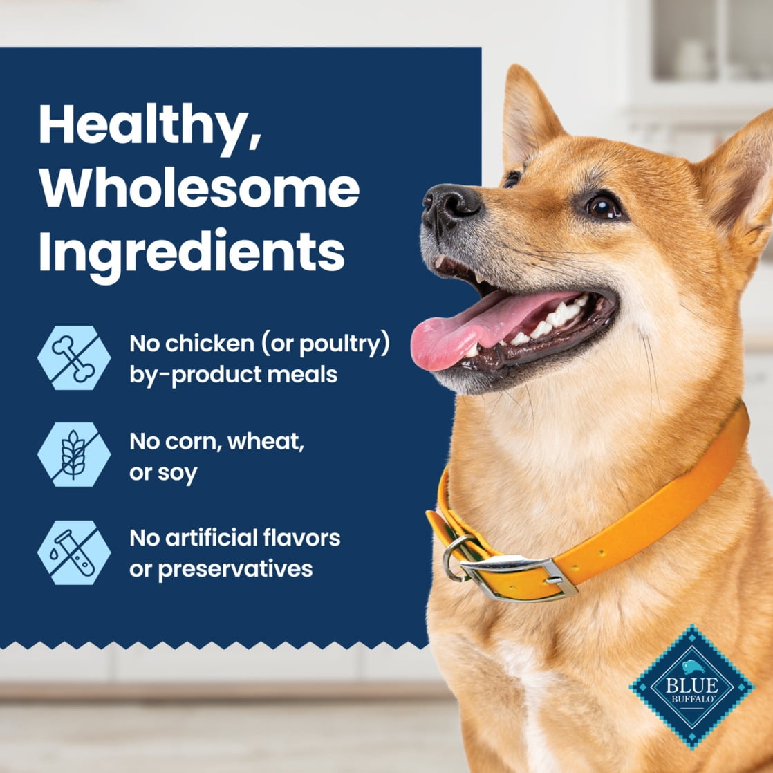Blue Buffalo Medium Dental Chews, Daily Dental Care Dog Treats, Chicken & Spearmint (14 Count)