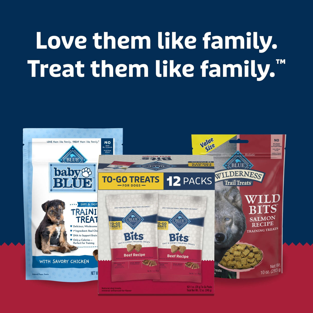 Blue Buffalo Bits Soft Dog Treats for Training, Made With Natural Ingredients & Enhanced with DHA, Beef Recipe, 19-oz Bag