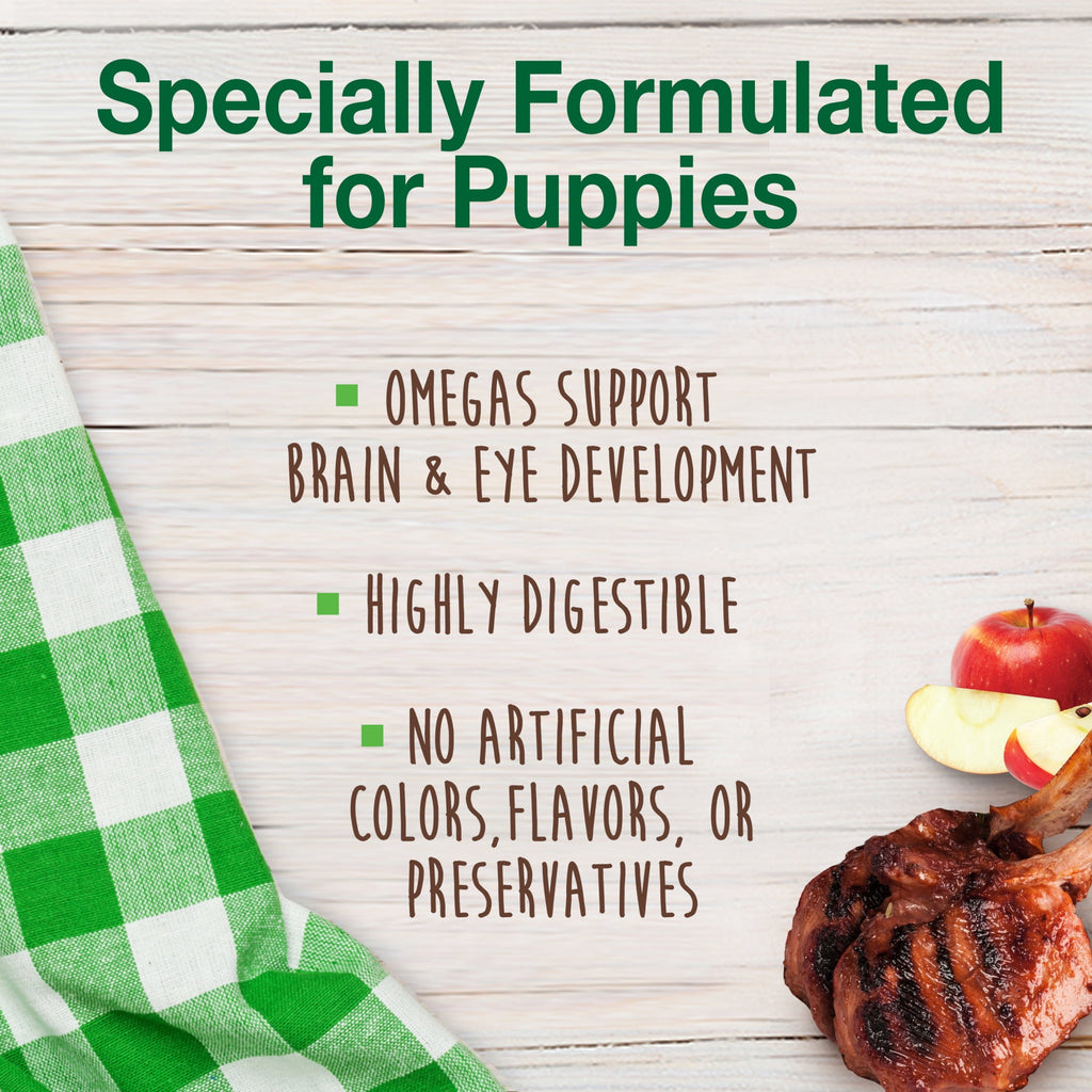 Nylabone Healthy Edibles Natural Puppy Treats, Training Treats for Puppies, Lamb & Apple Flavor Dog Treats, For Small Dogs (3 Count)