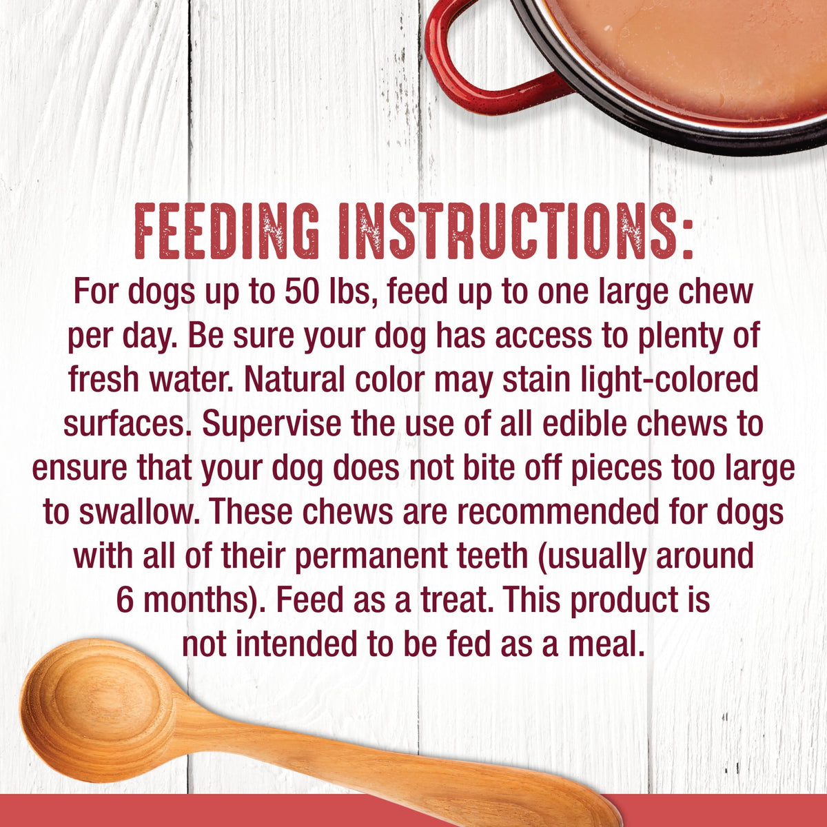 Nylabone Broth Bones Natural Dog Treats for Dogs, Bone Broth Dog Bones, Ham Flavor, For Large Dogs (1 Count)