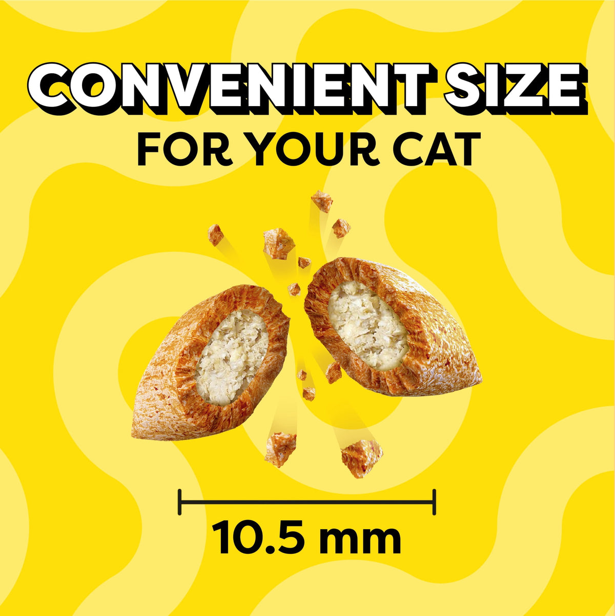 Temptations Indoor Care Chicken Flavor Crunchy and Soft Cat Treats, 4.9 oz Pouch
