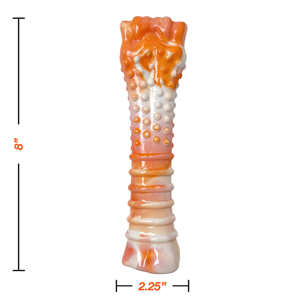 Nylabone Power Chew 70th Birthday Textured Bone Dog Toy, Dog Chew Toy, Chicken Flavor, Medium, 1 Count