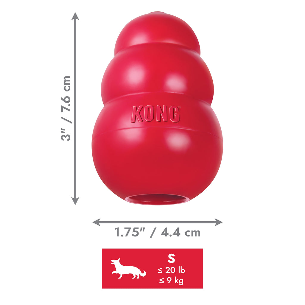KONG® Classic Rubber Dog Toy for Average Chewers, Large, for Dogs Between 30-65 lbs