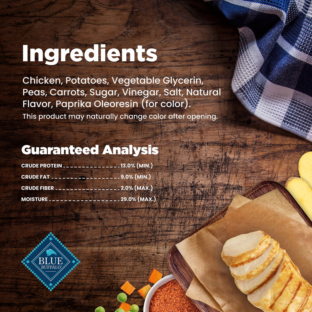 Blue Buffalo Nudges, Natural Dog Treats, Chicken Pot Pie Recipe, 28oz Bag