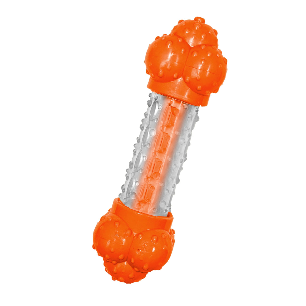 Nylabone Sneaky Snacker Dog Treat Toy Bacon Orange Large (1 Count)