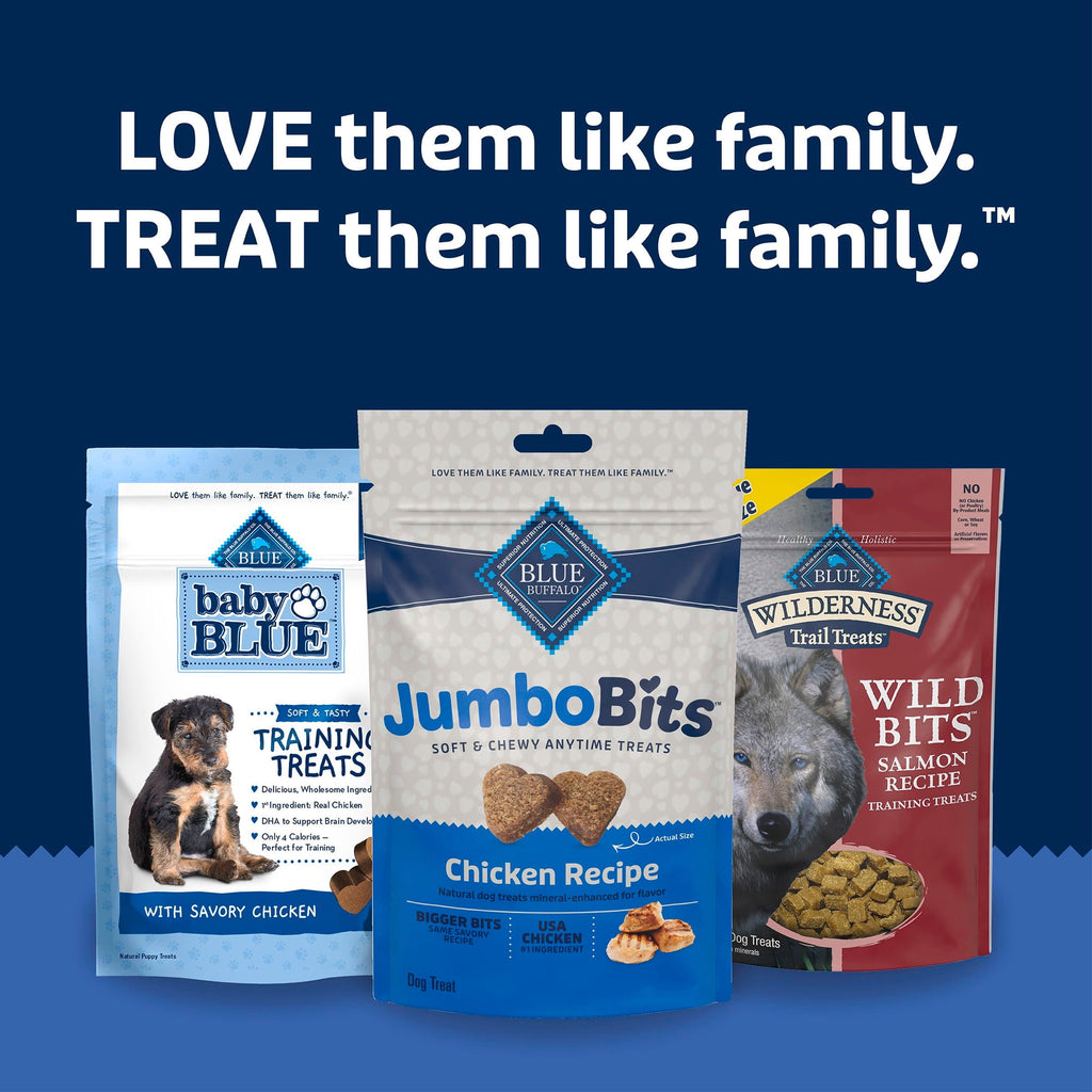 Blue Buffalo Jumbo Bits Chicken Recipe, Soft & Chewy Natural Dog Treats, 11 oz. Bag