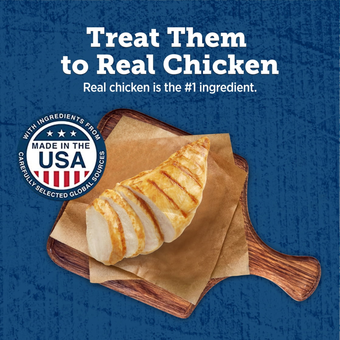Blue Buffalo True Chews Dog Treats, Chicken Bacon Recipe, 22-oz Bag