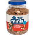 Blue Buffalo Health Bars Mini Dog Treats, Crunchy Biscuits, Bacon, Egg & Cheese, 40oz Tub
