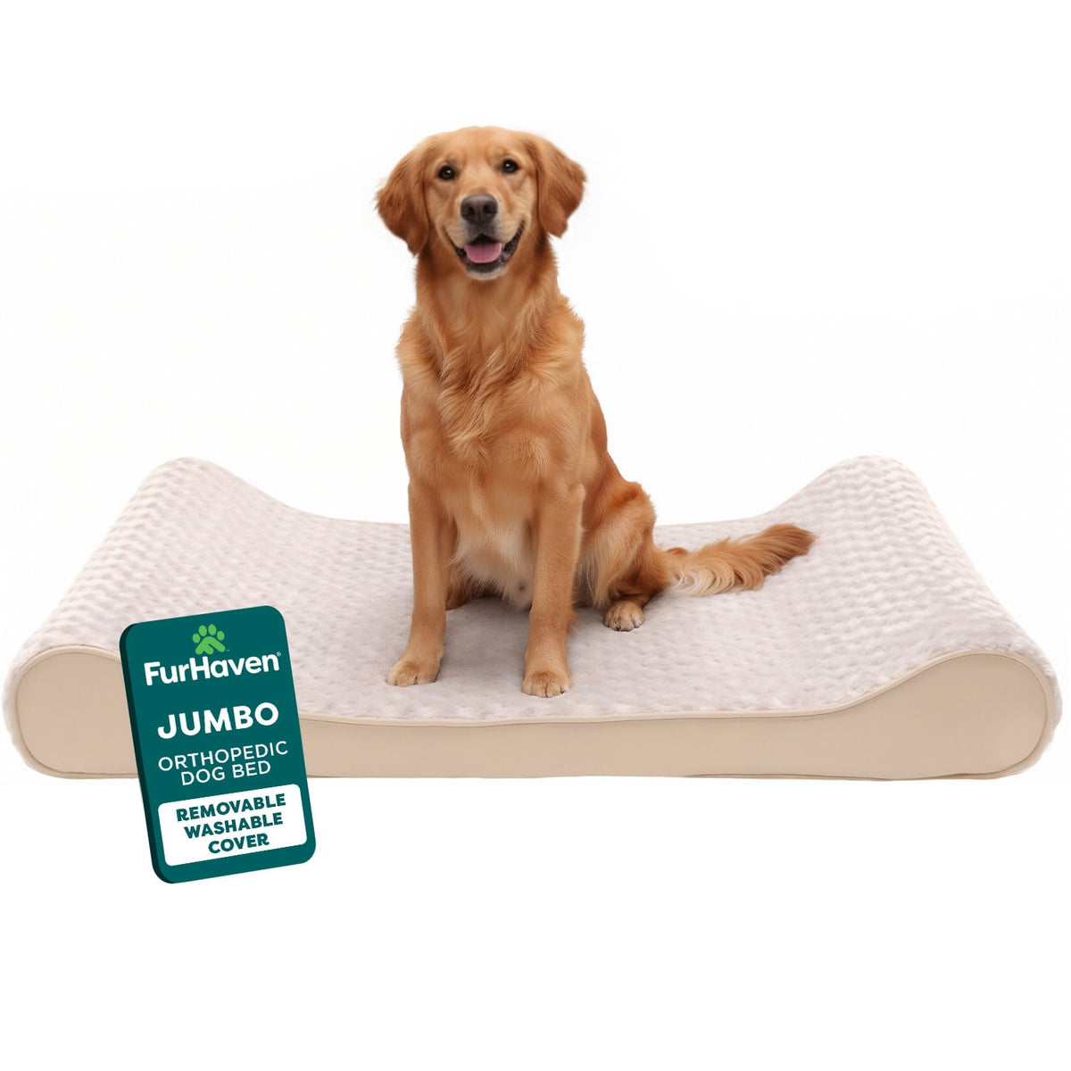 FurHaven Ultra Plush & Suede Gel-Top Luxe Lounger, Chocolate, Jumbo, 1 Count