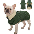 Kuoser Dog Coat Warm Dog Winter Jacket for Small Medium Large Dogs, Green, M