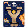 Nylabone Strong Chew Gourmet Style Wishbone Dog Toy, Dog Chew Toy, Chicken Flavor, Small, 1 Count