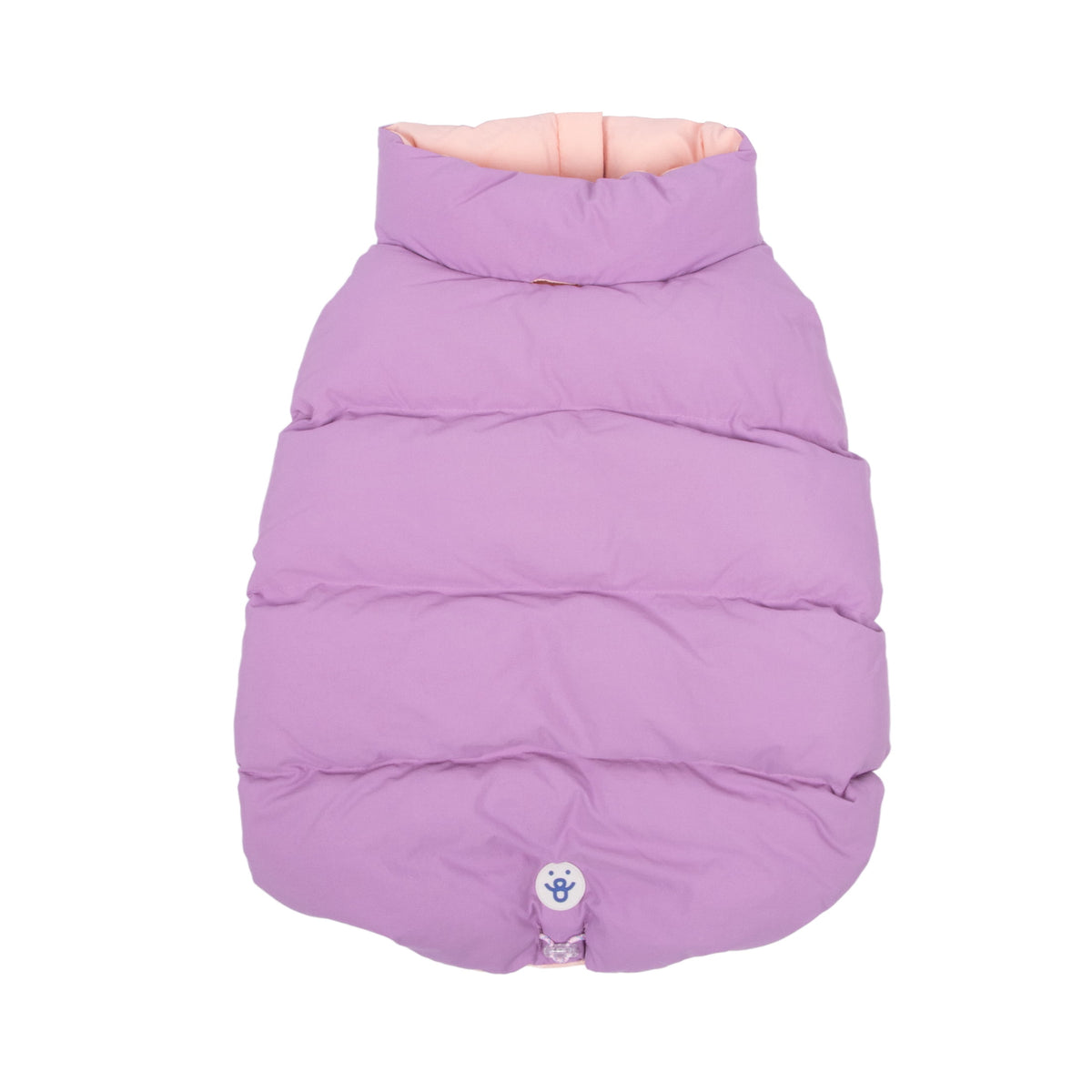 Oodles Quilted Fall Puffer Dog Jacket, Pink, Small