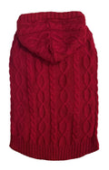 Vibrant Life Holiday Cable Knit Sweater for Dogs and Cats, Red, XS
