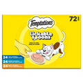 Temptations Lickable Spoons Adult Wet Cat Treat Variety Pack, 10 Grams, 72 Count