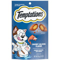 Temptations Classic Savory Salmon Flavor Crunchy And Soft Treats For Cats, 3 Oz Pouch