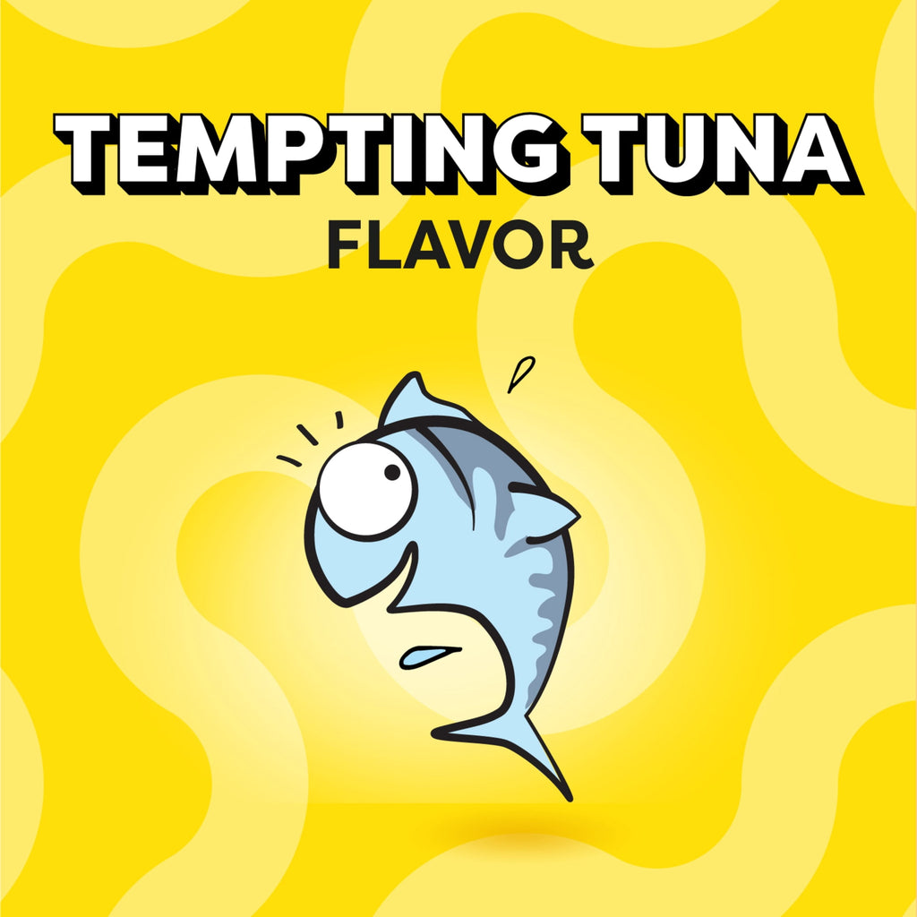 Temptations Jumbo Stuff Tempting Tuna Flavor Crunchy And Soft Treats For Cats, 14 Oz Tub
