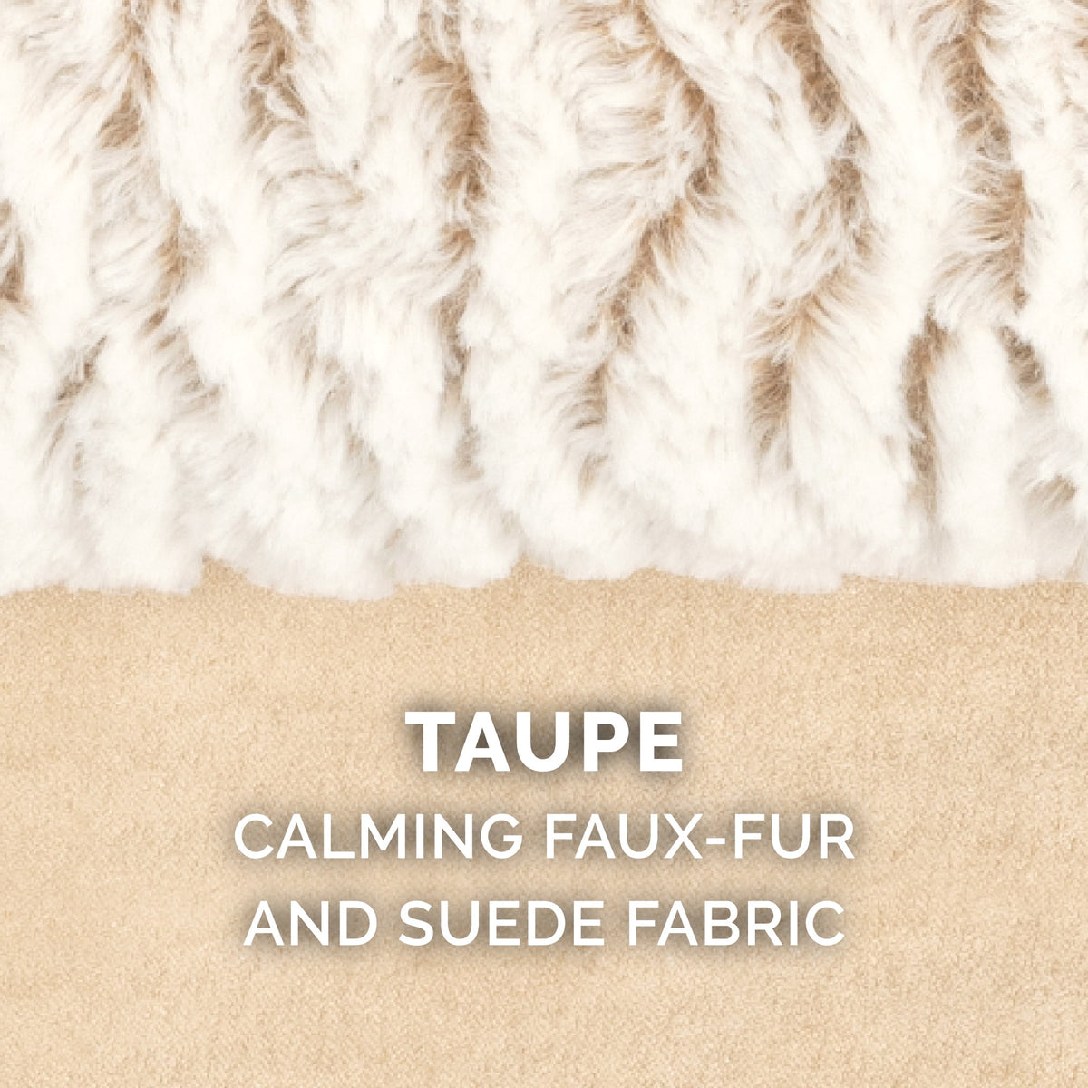 FurHaven Embossed Faux Fur & Suede Orthopedic Deluxe L-Chaise Pet Bed for Dogs & Cats - Gray, Jumbo Plus