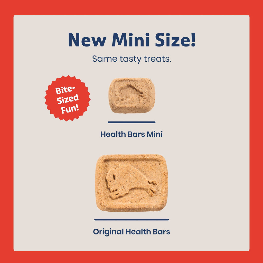 Blue Buffalo Health Bars Mini Dog Treats, Crunchy Biscuits, Bacon, Egg & Cheese, 40oz Tub