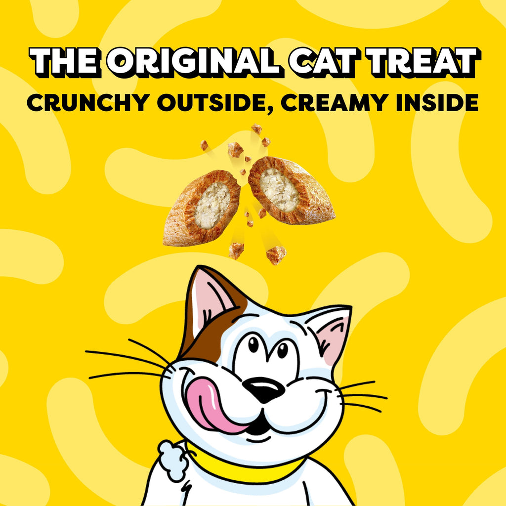 (10 pack) Temptations Birthday Lobster & Beef Flavor Crunchy & Soft Cat Treats, 6.3 oz Pouch