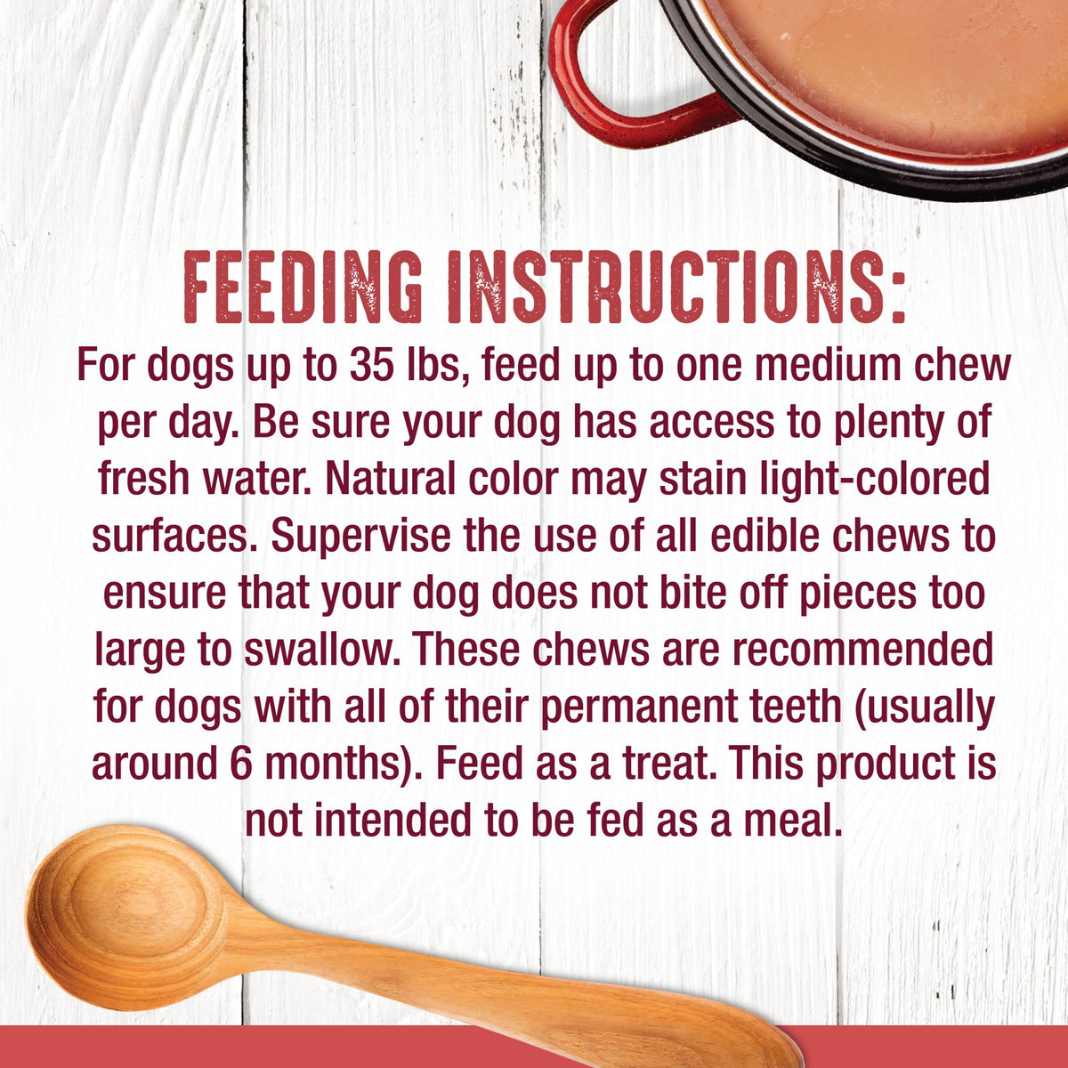 Nylabone Broth Bones Natural Dog Treats for Dogs, Bone Broth Dog Bones, Ham Flavor, For Large Dogs (1 Count)