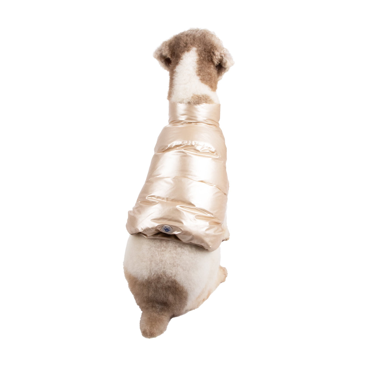 Oodles Quilted Fall Puffer Dog Jacket, Pink, Small