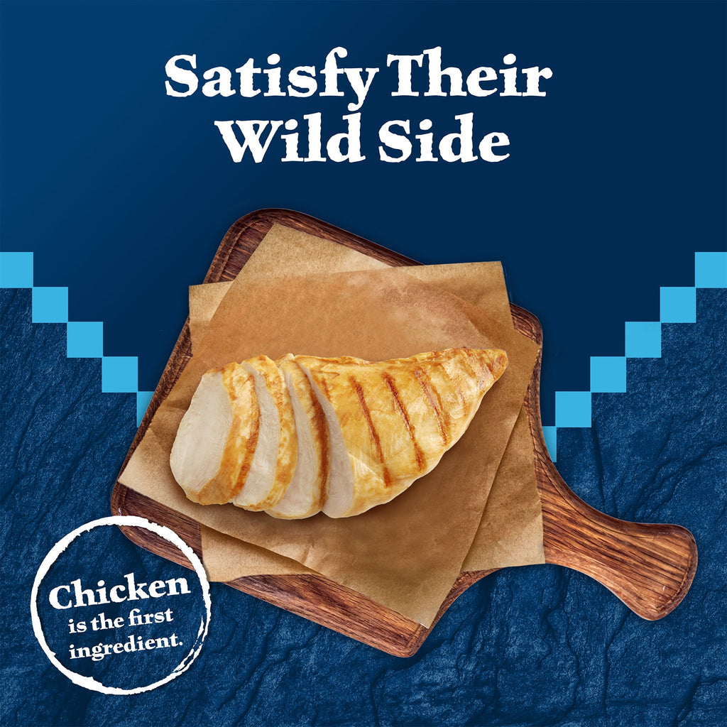 Blue Buffalo Wilderness Natural Soft Cat Treats Made, Chicken & Turkey Recipe, 2-oz. Bag