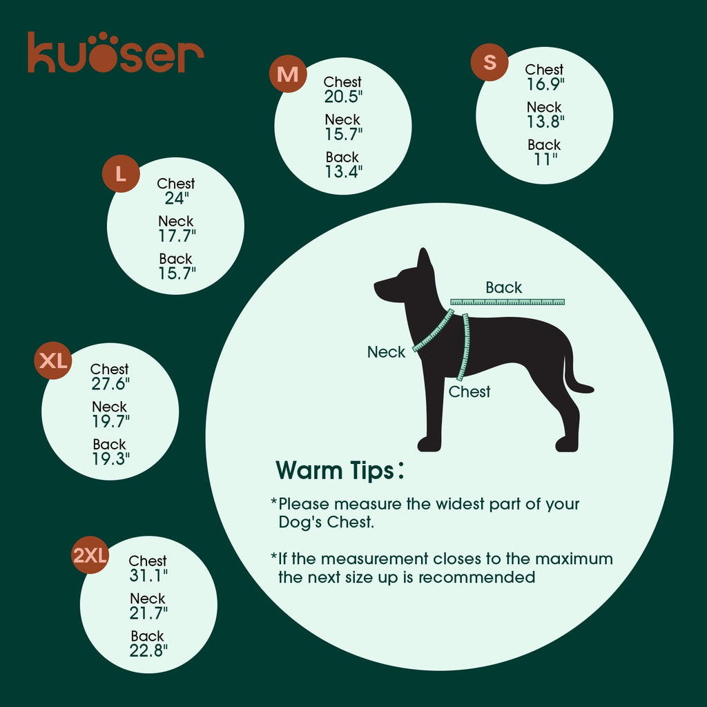 Kuoser Dog Cooling Vest, Breathable Mesh Ice Vest for Dogs, Cooling Jacket for Pet, Blue, extra large