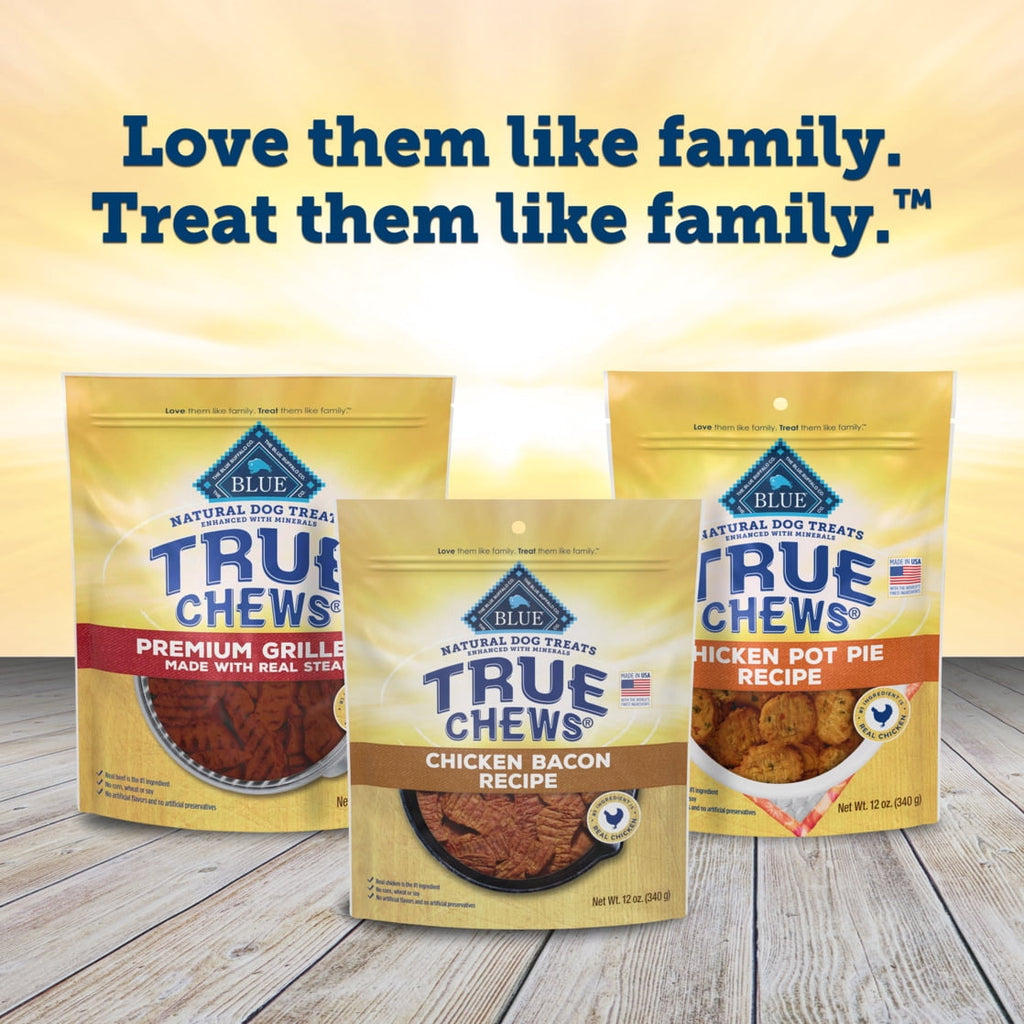 Blue Buffalo True Chews Dog Treats, Chicken Bacon Recipe, 22-oz Bag