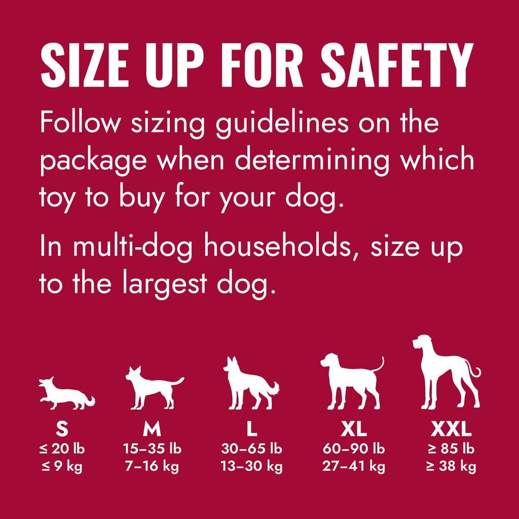 KONG® Classic Rubber Dog Toy for Average Chewers, Large, for Dogs Between 30-65 lbs