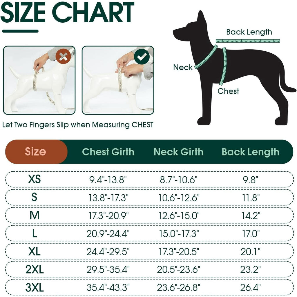Kuoser Reversible Dog Coat Adjustable British Style Plaid Pet Jacket, Waterproof and Windproof, Blue, M