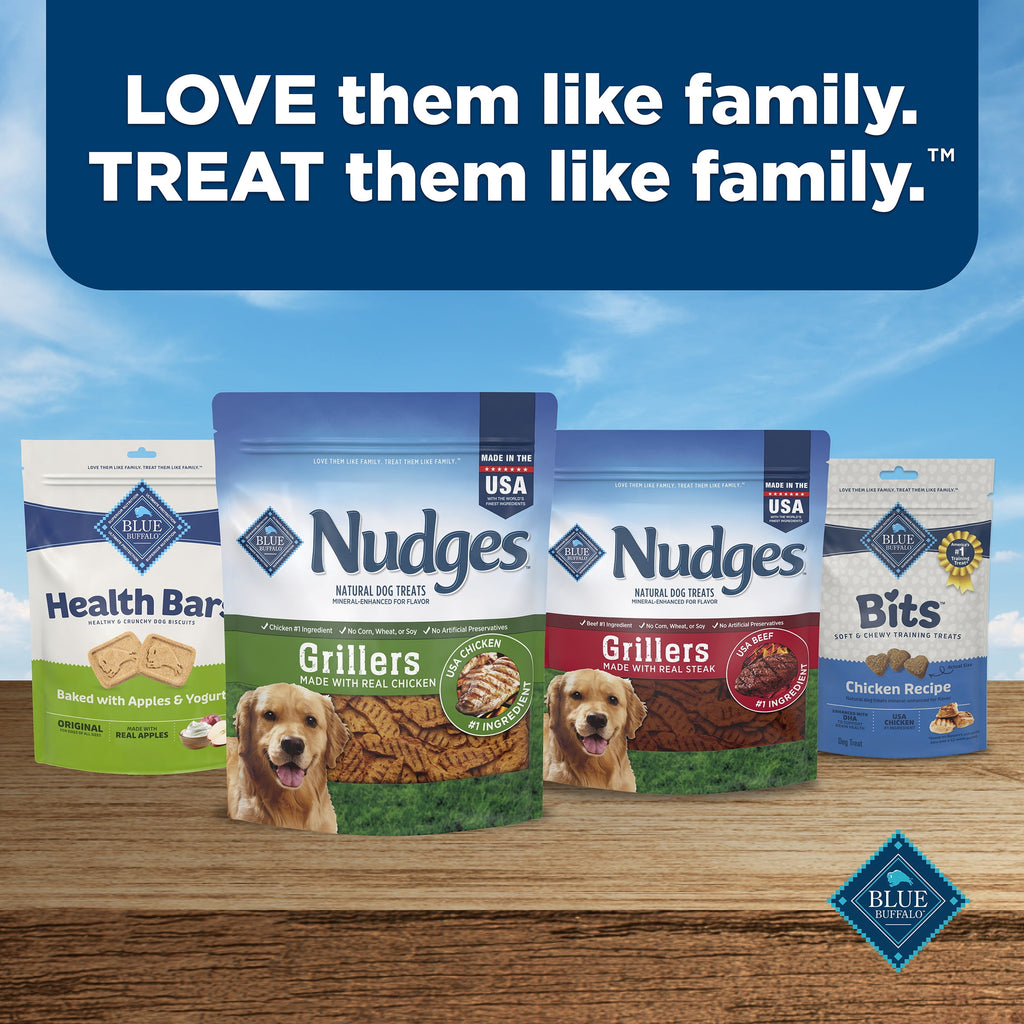 Blue Buffalo Nudges Grillers, Natural Dog Treats, Chicken, 28oz Bag
